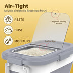 HOYTAMDA 20-30Lbs Rice Container, Collapsible Airtight Food Storage Containers - Image 4