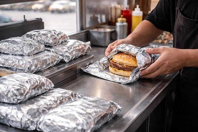 ANGEL’S PEEL LOUNGE Insulated Aluminum Foil Hamburger Bags - Image 7