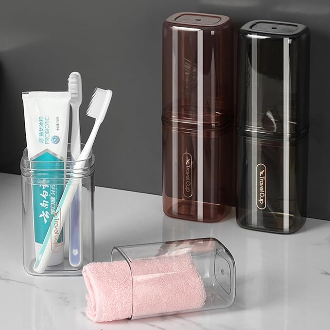 Toothbrush Cup Toothbrush Travel Case, Travel Toothbrush Holder Case - Image 3