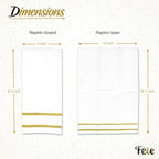 Paper Hand Towels for Bathroom, Linen-Feel Guest Towels, Formal Dinner - Image 3