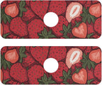 Kitchen Sink Splash Guard 2 PCS 14.7 Inch Sink Faucet Mat Splash Guard by Eyanle