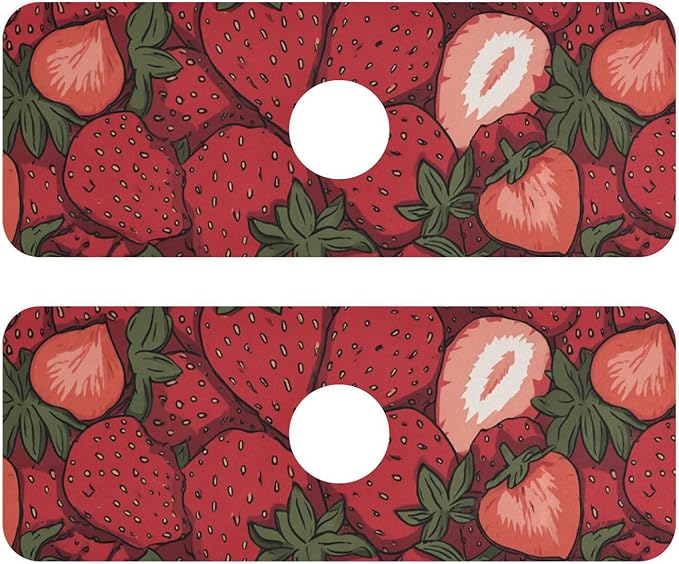 Kitchen Sink Splash Guard 2 PCS 14.7 Inch Sink Faucet Mat Splash Guard by Eyanle