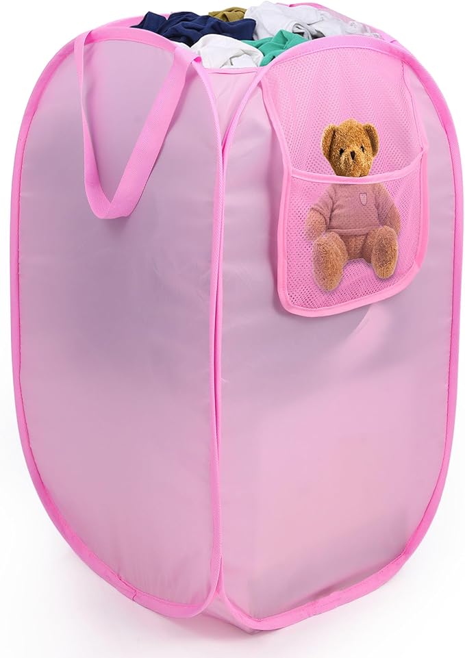 Foldable Laundry Basket, Pop Up Laundry Hamper by BATTOO
