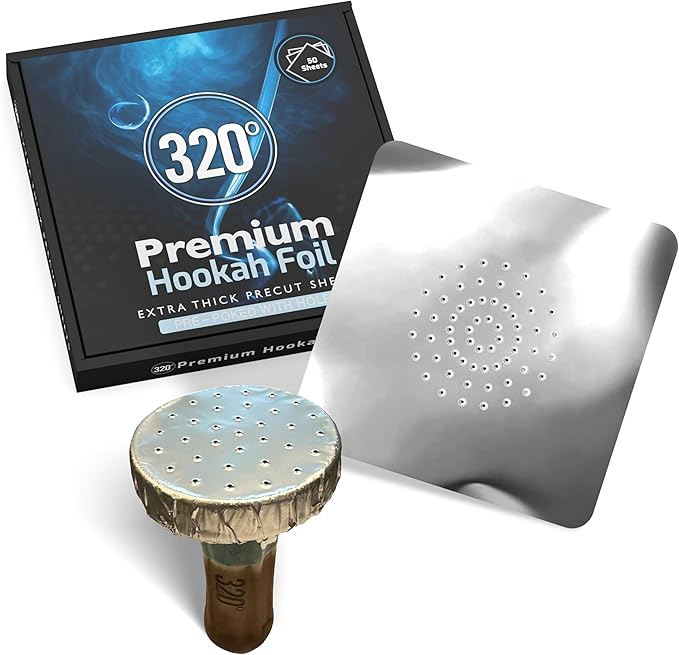 Hookah Foil Sheets with HOLES by 320%C2%BA