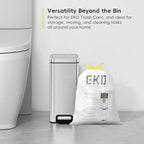 EKO 2.6 Gallon / 7-10 Liter, Extra-Strong Unscented Garbage Bags, Easy-Dispense - Image 3