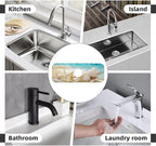Summer Beach Starfish Sea Shell Blue Sky Sun Kitchen Sink Splash Guard Faucet - Image 7