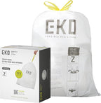 EKO 12.5 Gallon / 40-60 Liter, Extra-Strong Garbage Bags, Leak-Resistant by EKO