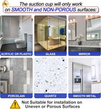 Suction Cup Hooks for Shower, Removable Towel Hooks for Bathroom Window Glass - Image 5
