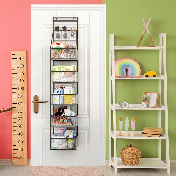 Fixwal 6-Shelf Over The Door Hanging Pantry Organizer Hanging Storage - Image 7