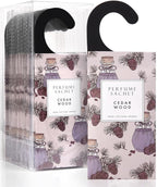 ROSE COTTAGE Large 12 Packs Cedar Wood Hanging Closet Deodorizer Air Freshener by ROSECOTTAGE