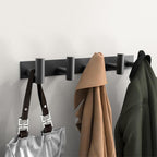 PMMASTO Coat Rack Wall Mounted, 5 "T Shaped Wall Hooks - Image 2