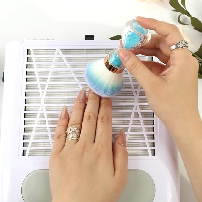 Nail Dust Brush for Acrylic Nails, Soft Brush Nail Art Dust Powder Remover - Image 7