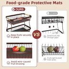 2 Tier Large Fruit Basket for Kitchen Counter - Image 5