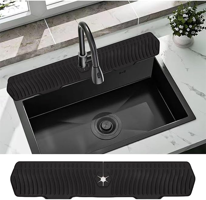 30 Inch Sink Splash Guard, Large Size Kitchen Sink Splash Guard, Longer by EORROE