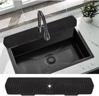 30 Inch Sink Splash Guard, Large Size Kitchen Sink Splash Guard, Longer by EORROE