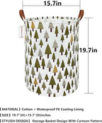 QUEENLALA Large Storage Basket, Laundry Hamper/Bathroom/Home Decor/Collapsible - Image 2