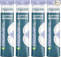 Cliganic Premium Cotton Rounds for Face | Makeup Remover Pads, Hypoallergenic by Cliganic
