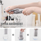 Homaxy 24 Pack Kitchen Dish Cloths, Ultra Soft and Absorbent Dish Towels - Image 3