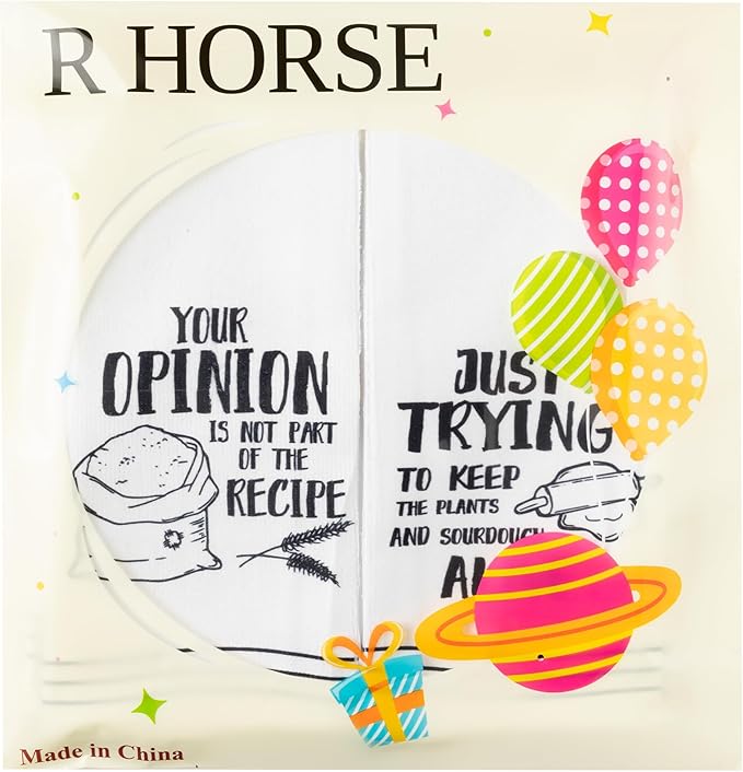 R HORSE Funny Baking Kitchen Dish Towels - Image 6