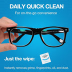 SmoTecQ Lens Wipes for Eyeglasses – Pre-Moistened Lens Cleaner for Coated Lenses - Image 3
