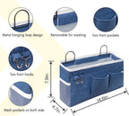 3pcs Large Wall Hanging Organizer Bag, Linen Fabric Door Hanging Storage Baskets - Image 5