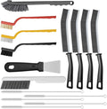 15pcs Crevice Cleaning Brush, Hard Bristle Scrub Brushes Tools, Window and by AONEZ