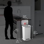 iTouchless SoftStep 13.2 Gal / 50L Step Pedal Kitchen Trash Can - Image 6