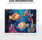 Colorful Fishes Ocean Dish Drying Mats - Image 2