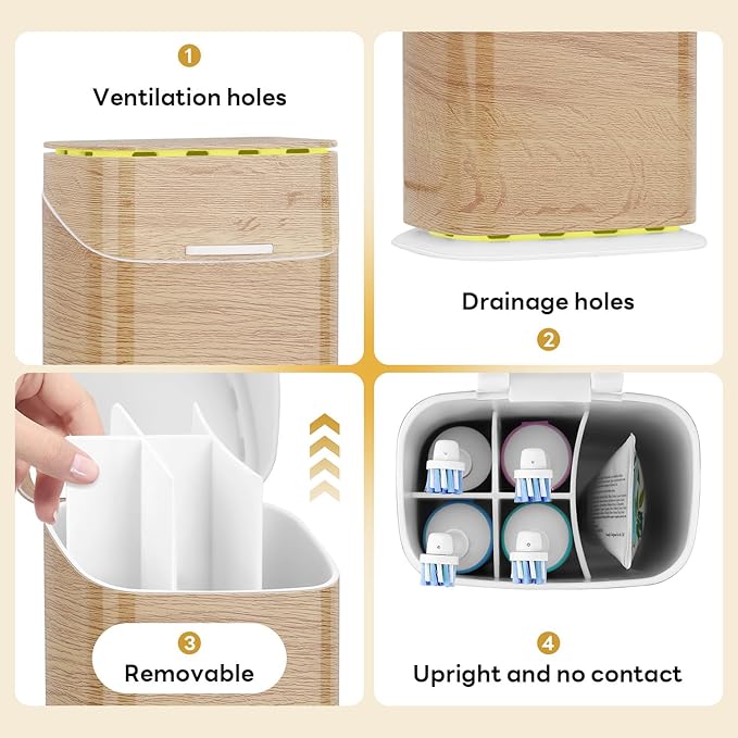 Toothbrush Holders with Cover - Image 5