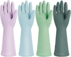 Cleaning Gloves for Dishwashing, 4/5 Pairs Reusable Kitchen Gloves for Wash by Jsocoah
