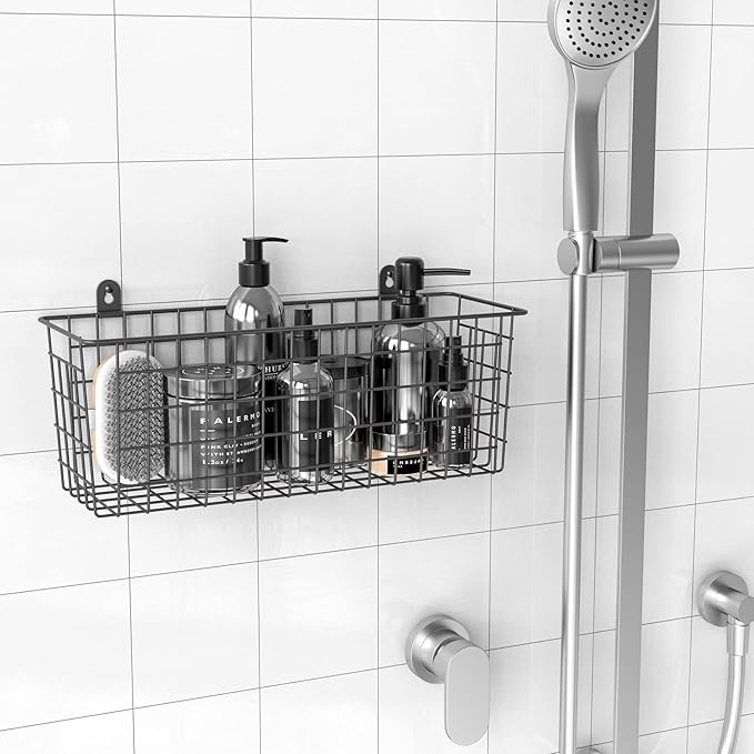 MaraFansie Wire Basket 2-Pack Hanging Wall Organizer Cabinet Storage Basket - Image 3