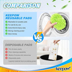 KEEPOW Reusable Microfiber Mop Pads Compatible - Image 7