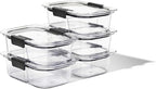 Rubbermaid Brilliance Meal Prep Containers, 2-Compartment Food Storage - Image 2