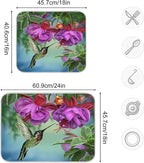 Spring Hummingbird Printed Dish Drying Mat - Image 5