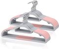Pack of 30 Coat Hangers, Space-Saving Plastic Clothes Hangers, 0.2 Inches Slim by TonswachicHangersSpaceSaver