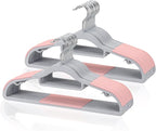 Pack of 30 Coat Hangers, Space-Saving Plastic Clothes Hangers, 0.2 Inches Slim by TonswachicHangersSpaceSaver