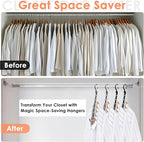 Closet Organizers and Storage, Magic Space Saving Hangers - Image 2