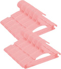 100 Pack Pink Baby Nursery Closet Hangers, Non-Slip Laundry Infant Pant Hanger by VIIBASE