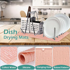 Dish Drying Mats, Heat-resistant Silicone Mat - Image 3