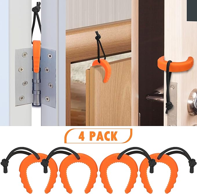 Crosize 4 Pack First Responder Door Stops, Door Jam - Image 6