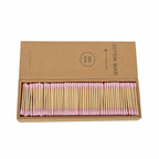 2000 PCs Premium Cotton Swabs Natural Cotton Buds Biodegradable Organic Double by FANPOIBeauty