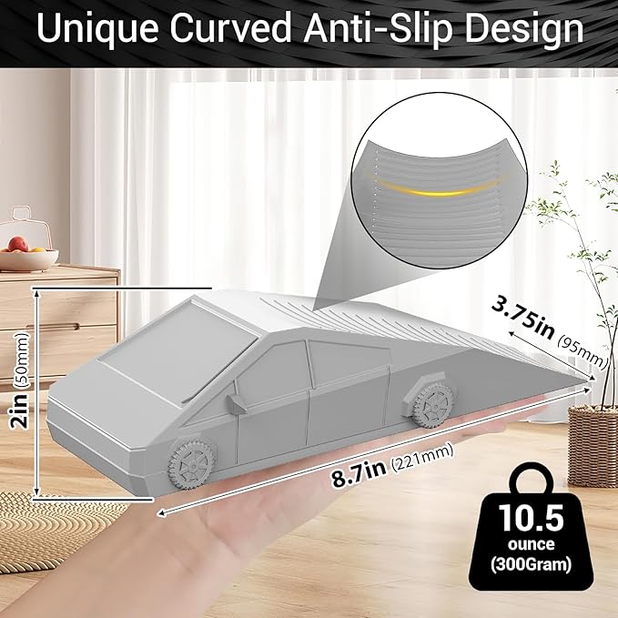 2Pc Funny Tesla Cybertruck Door Stoppers - Image 2