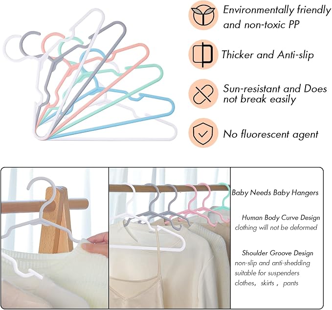 Baby Kids Hangers for Closet - Image 3