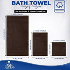 DAN RIVER 8 PC Luxury Bath Towels - Image 2
