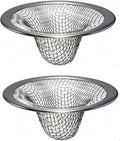 Bathroom Sink Strainer, Little Drain Mesh, RV and Lavatory Sink Drain Strainer by Huntonry