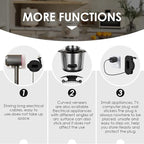 Large Capacity Cord Organizer for Appliances, Upgraded Adjustable Kitchen - Image 5
