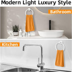 Towel Ring 2Pack, SUS304 Stainless Steel Hand Towel Holder - Image 8