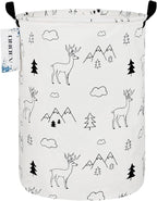 Round Fabric Storage Bin, Decorative Basket, Organizer Basket by ONOEV