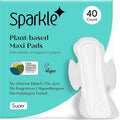 Sparkle Sanitary Pads for Women, Plant-Based Maxi Pads by Sparkle