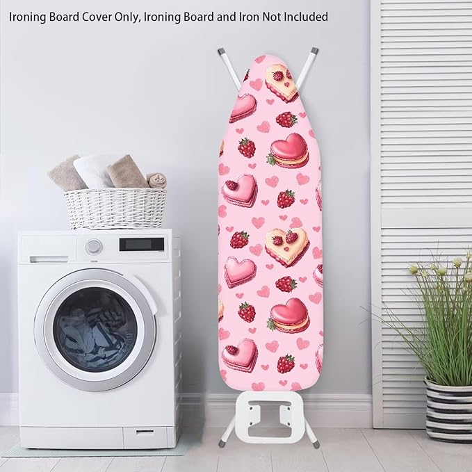 Heart Cake Ironing Board Cover Standard Size Strawberry Iron Board Cover - Image 3